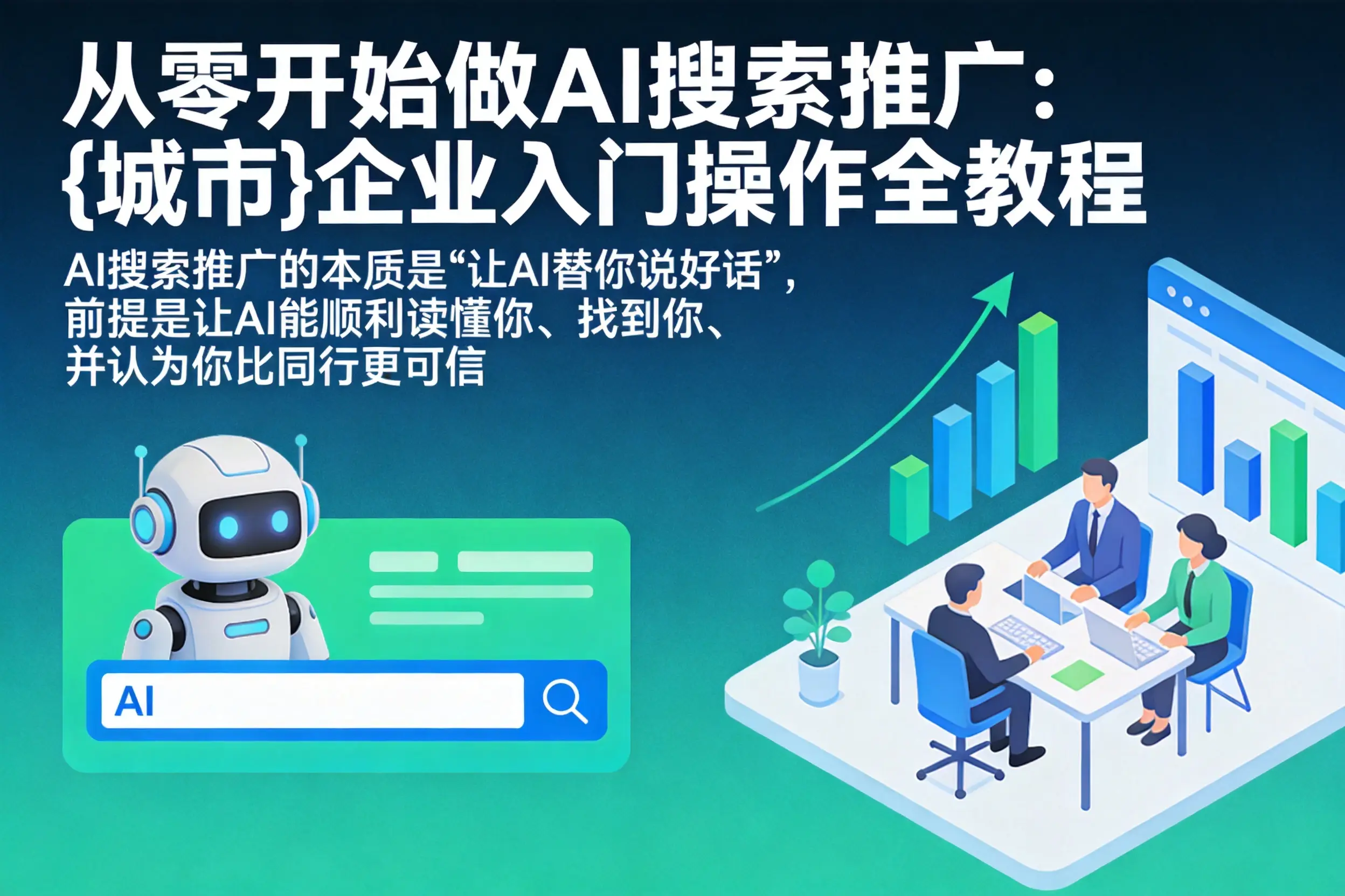 从零开始做AI搜索推广：普洱企业入门操作全教程