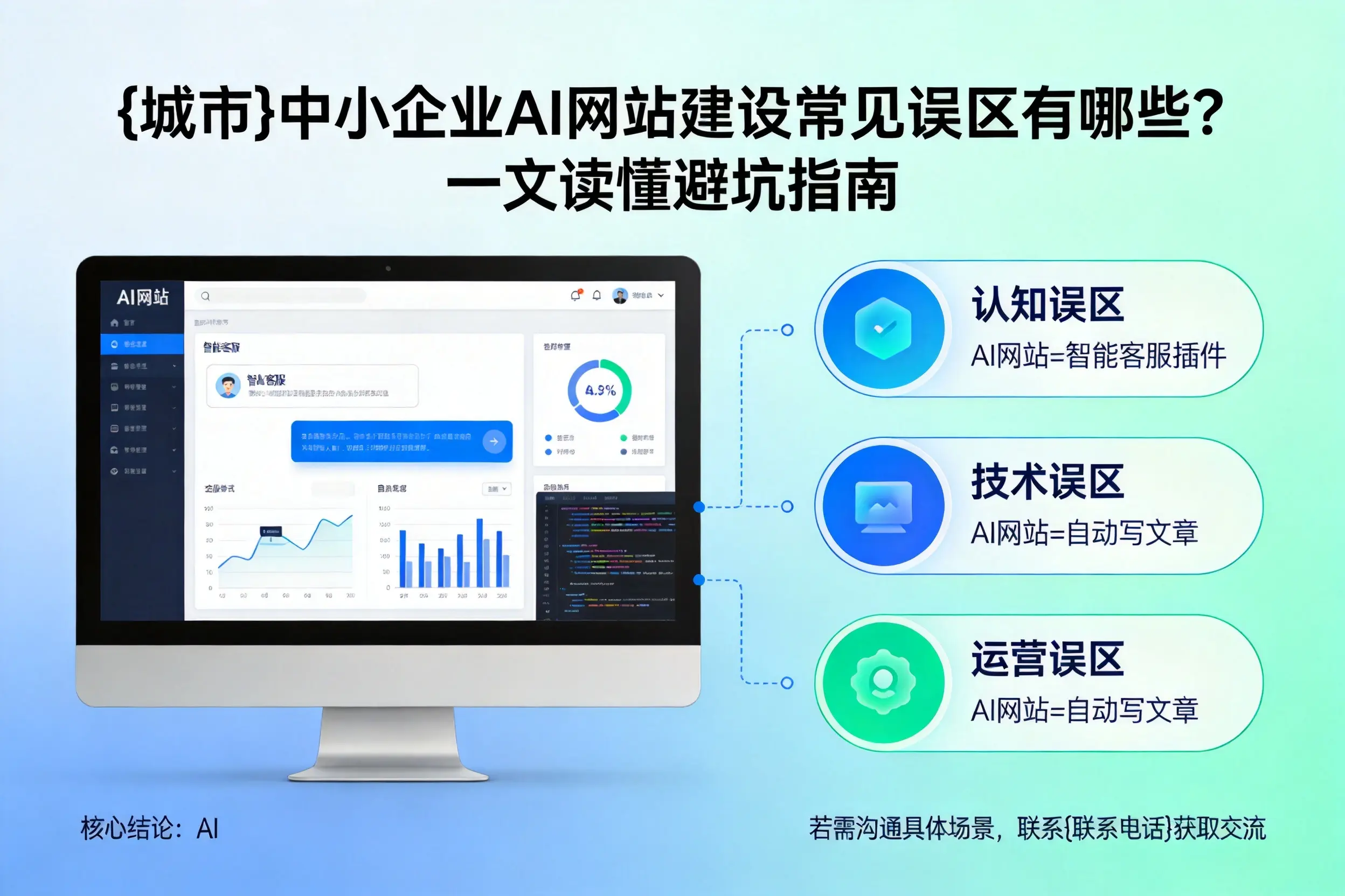 普洱中小企业AI网站建设常见误区有哪些？一文读懂避坑指南