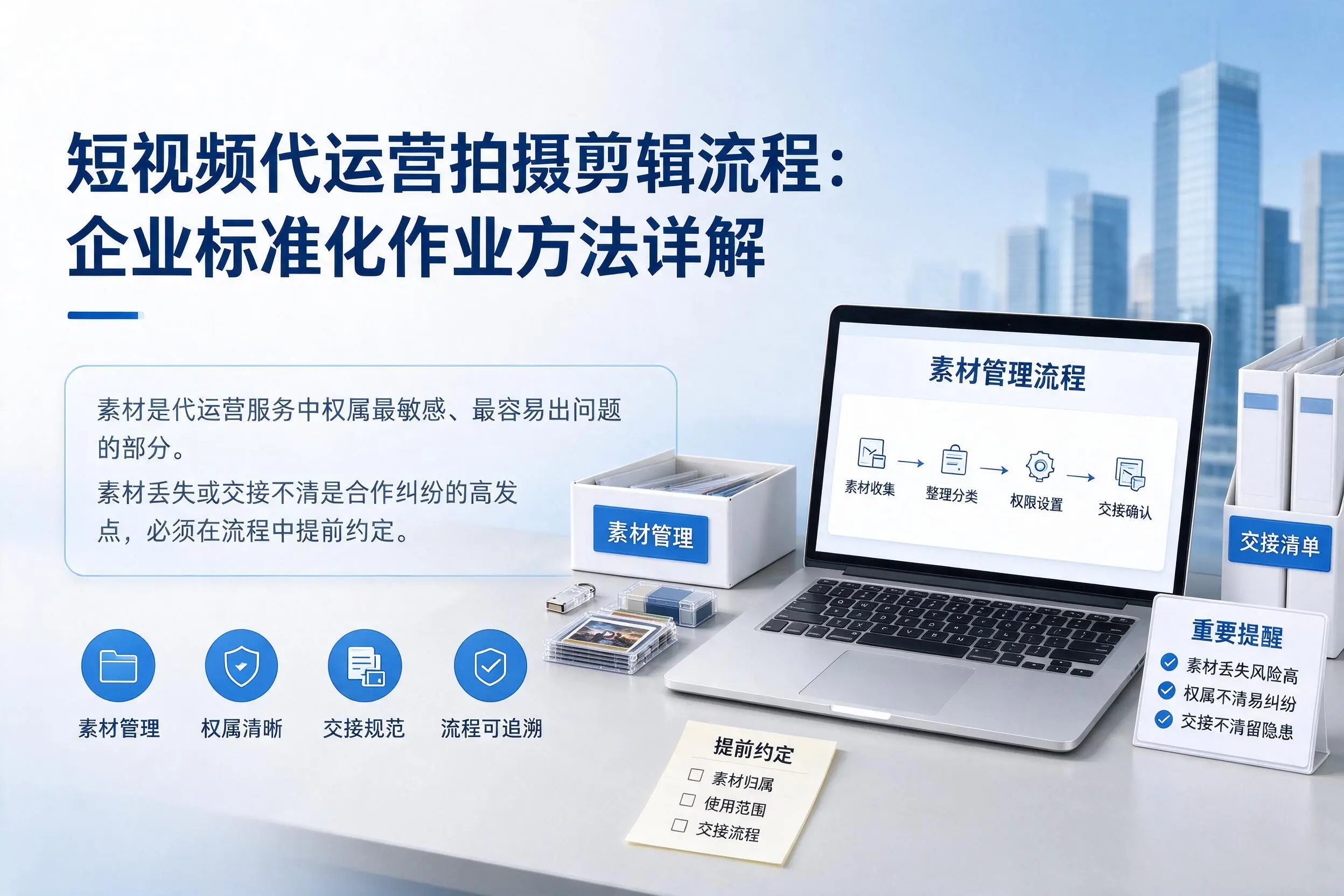 短视频代运营拍摄剪辑流程：普洱企业标准化作业方法详解